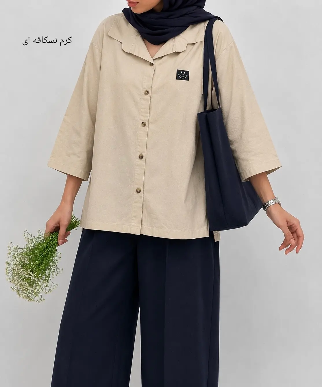 تونیک لینن پنبه لبخند